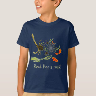 Rock Pool Crabs Fish Seaside Fun T-Shirt