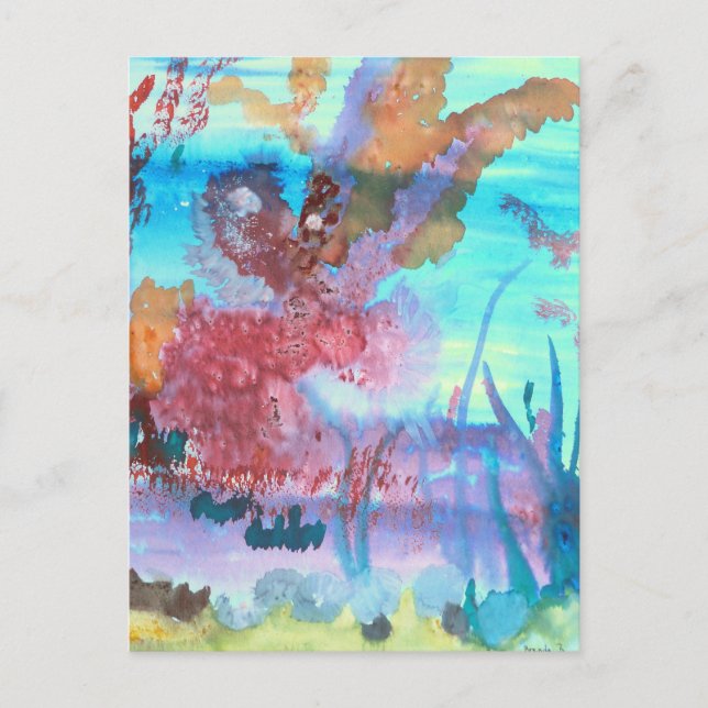 Rock Pool. Postcard (Front)