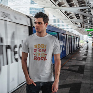 Rock Quote Spanish Lettering T-Shirt