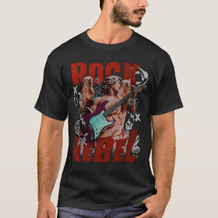 Rock Rebel Angel Gothic Rock Music T-Shirt
