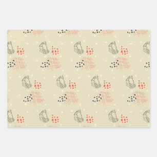 rock red abstract wrapping paper sheet