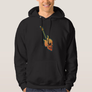 Rock Retro Rock & Roll Guitar Player Rock and Roll Hoodie