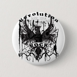 Rock Revolution Music American Apparel 6 Cm Round Badge