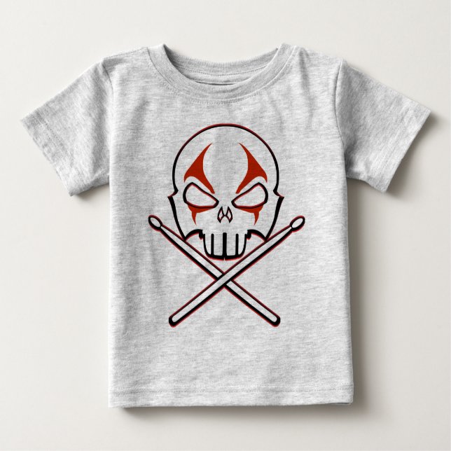 Rock & Roll Baby Shirt Heavy Metal Baby Rock Shirt (Front)