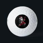 Rock & Roll Christmas Santa Claus Guitar Player Golf Balls<br><div class="desc">Rock & Roll Christmas Santa Claus Guitar Player</div>