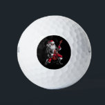 Rock & Roll Christmas Santa Claus Guitar Player Golf Balls<br><div class="desc">Rock & Roll Christmas Santa Claus Guitar Player</div>
