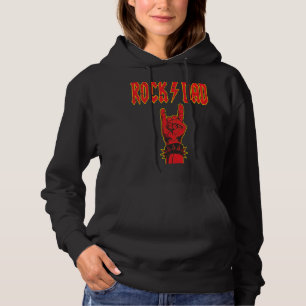 Rock & Roll Devil Greetings Rocker Rock Dad Blitz Hoodie