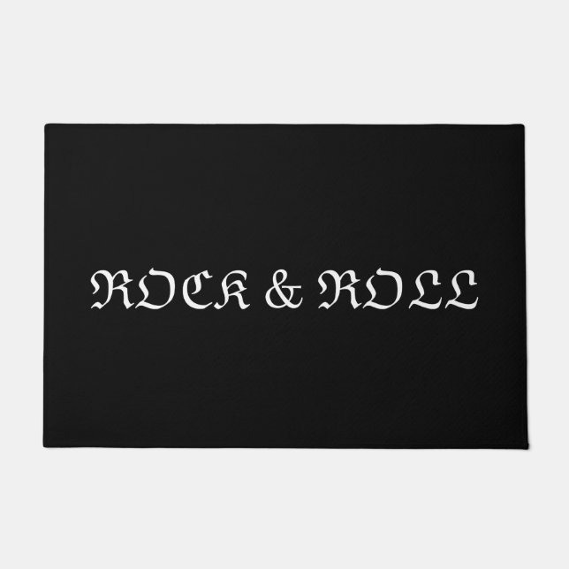 ROCK & ROLL DOORMAT (Front)