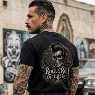 Rock & Roll Gangster Back hit T-Shirt
