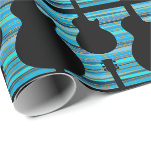 Rock & Roll Guitar Musician Band Music Lover Gift Wrapping Paper