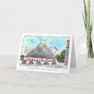 Rock & Roll Hall of Fame Folded Notecard