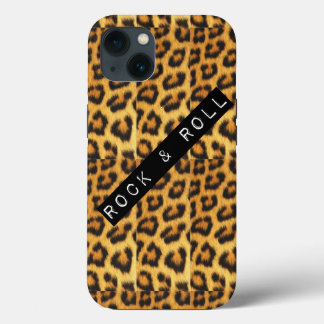 Rock & Roll Leopard Print Cell Phone Case