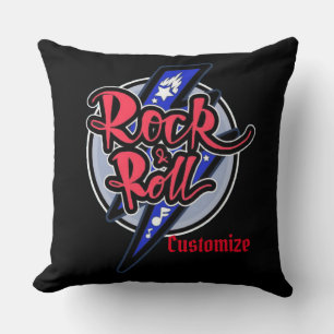 Rock & Roll Lightning Cushion