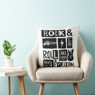 Rock & Roll Music Lover's Delight Cushion