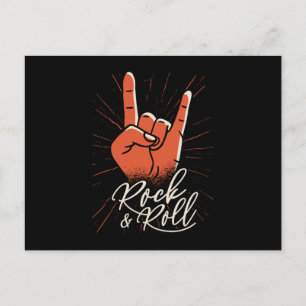 Rock & roll postcard