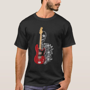 Rock Roll Skeleton Guitar Music 1 T-Shirt