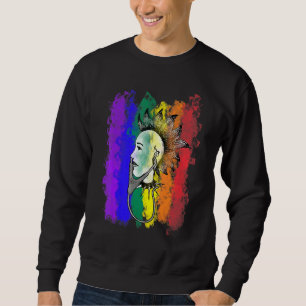 Rock & Roll Skeleton Nurse Hospital Satan Medicine Sweatshirt
