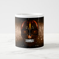 Rock & Roll Skull Skeleton Mug