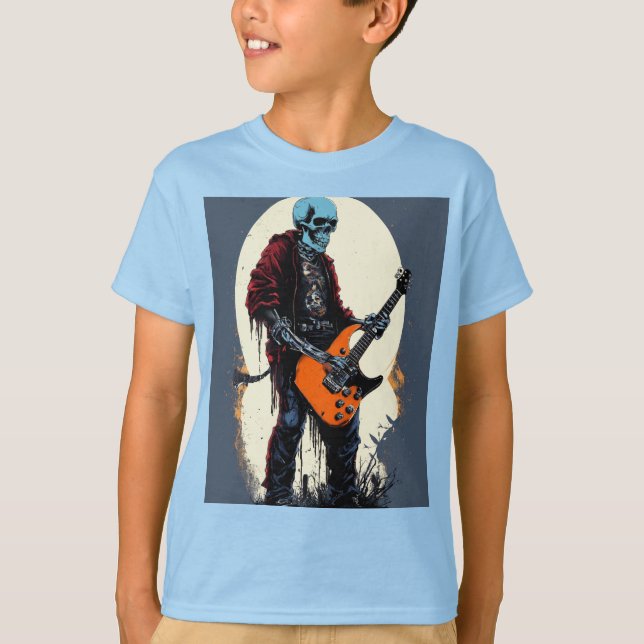 Rock & Roll Skull T-Shirt Collection (Front)