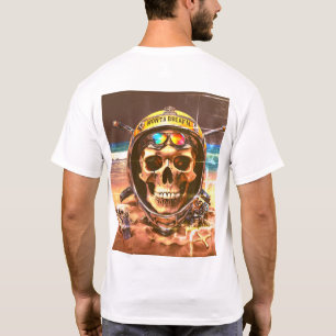 Rock & Roll T-Shirt – Skull and Crossbones Emblem