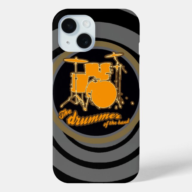 rock & roll ~ the drummer Case-Mate iPhone case (Back)