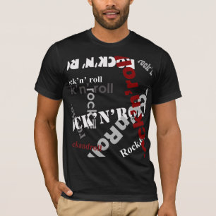rock & roll typography design  T-Shirt