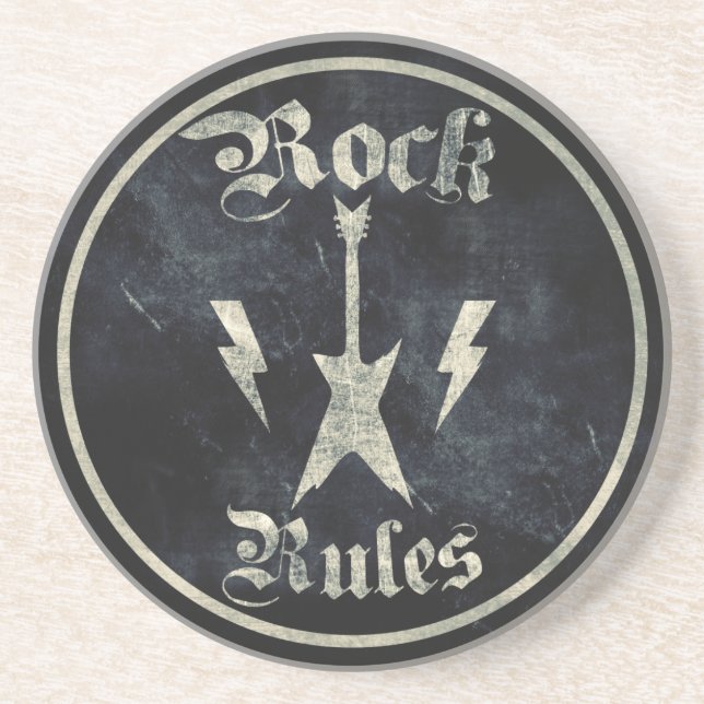 Rock Rules !! Coaster (Front)