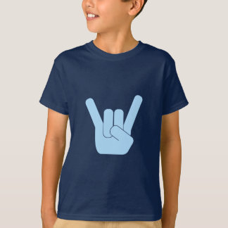 Rock Sign Lt. Blue T-Shirt