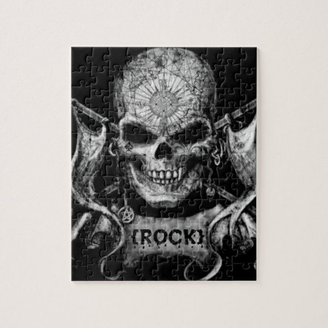 Rock Skull Jigsaw Puzzle (Vertical)