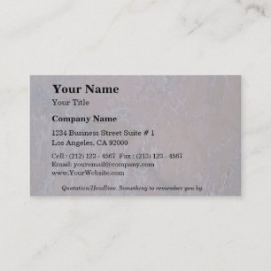 Rock Solid Subtle Business Card