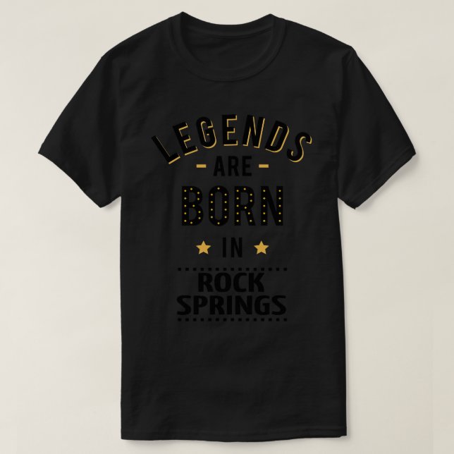 Rock Springs Raised Me T-Shirt (Design Front)