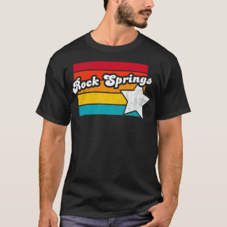 Rock Springs Wyoming Vintage Distressed Souvenir 2 T-Shirt