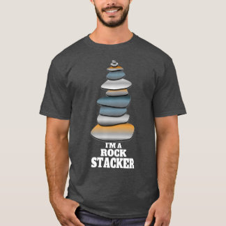 Rock Stacking  Rock Stacker  Cairn Hiking Gift T-Shirt