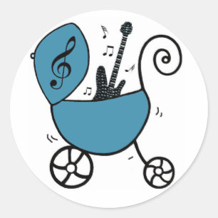 Rock Star Baby Boy Stickers