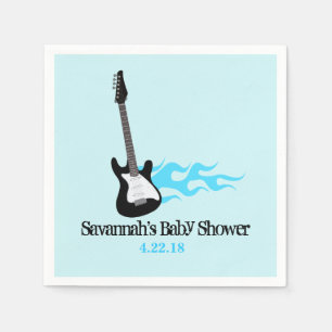 Rock Star Baby Custom Party Napkin