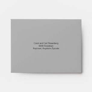 Rock Star Bar Mitzvah Reply Envelope