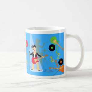 Rock Star Boy birthday party Coffee Mug
