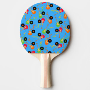 Rock star boy birthday party ping pong paddle