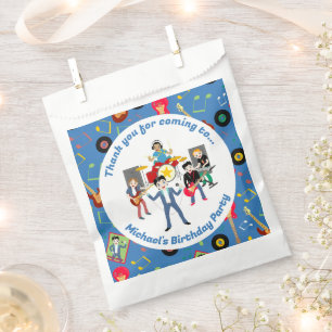 Rock Star Boys Band Birthday Party Favour Bag