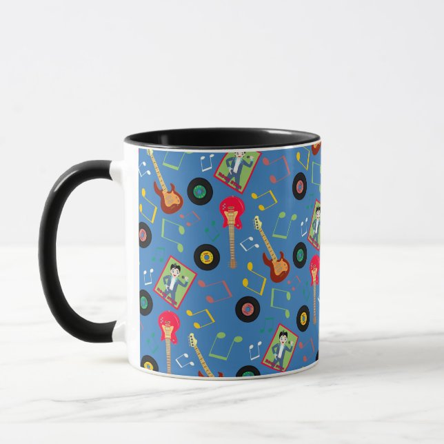 Rock Star Boys Band Birthday Party Mug (Left)