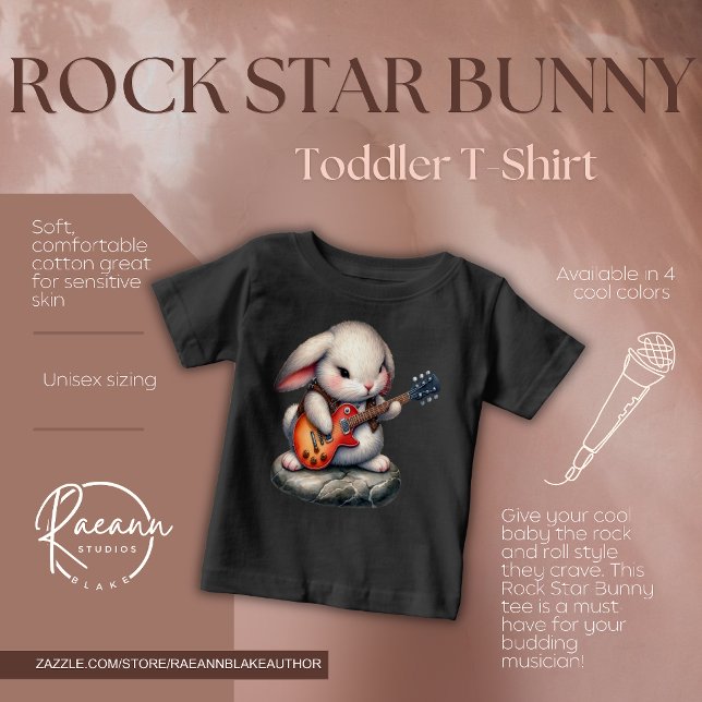 Rock Star Bunny Infant T-Shirt (Creator Uploaded)