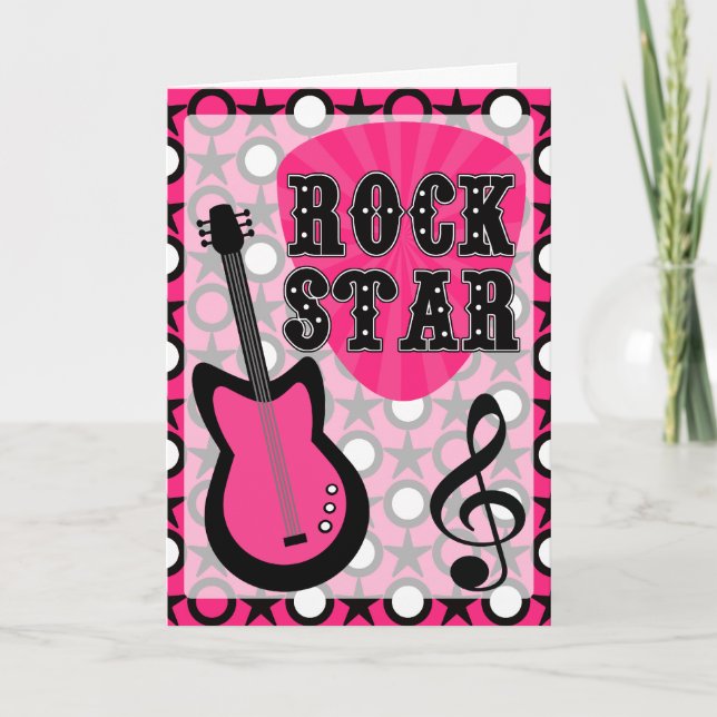 Rock Star Card (Front)
