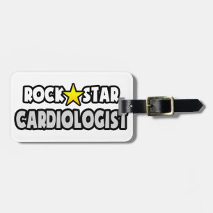 Rock Star Cardiologist Luggage Tag