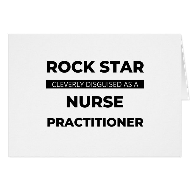Rock Star Cleverly Disguised As A Nurse 2 (Front Horizontal)