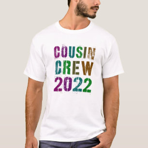 Rock Star COUSIN CREW 2022 Funny Grandma Grandpa R T-Shirt