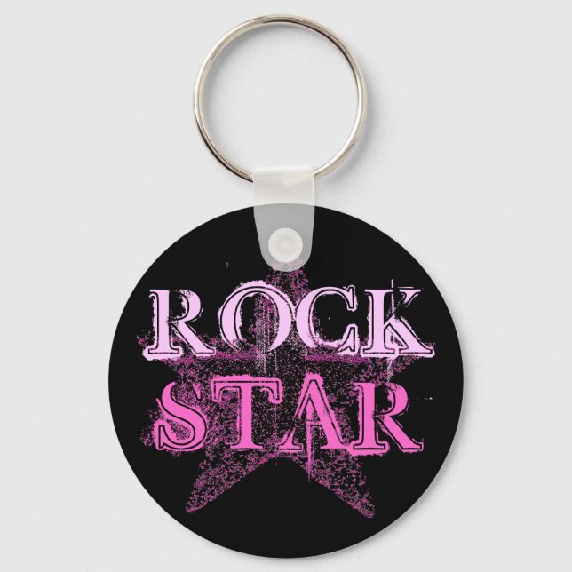 ROCK STAR Diva Keychain (Front)