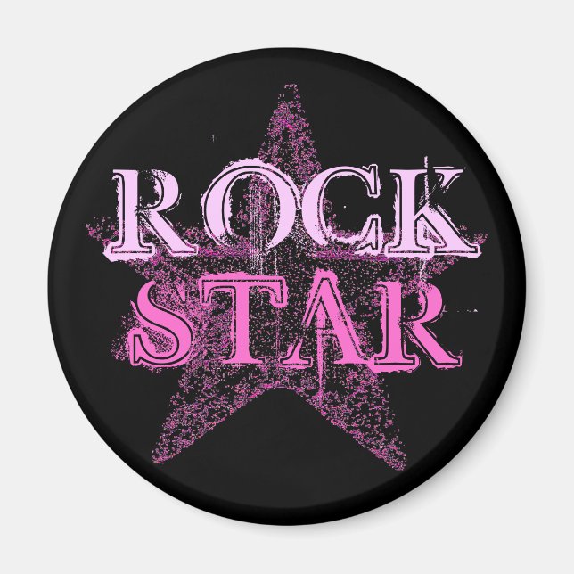 “ROCK STAR” Diva  Magnet (Front)
