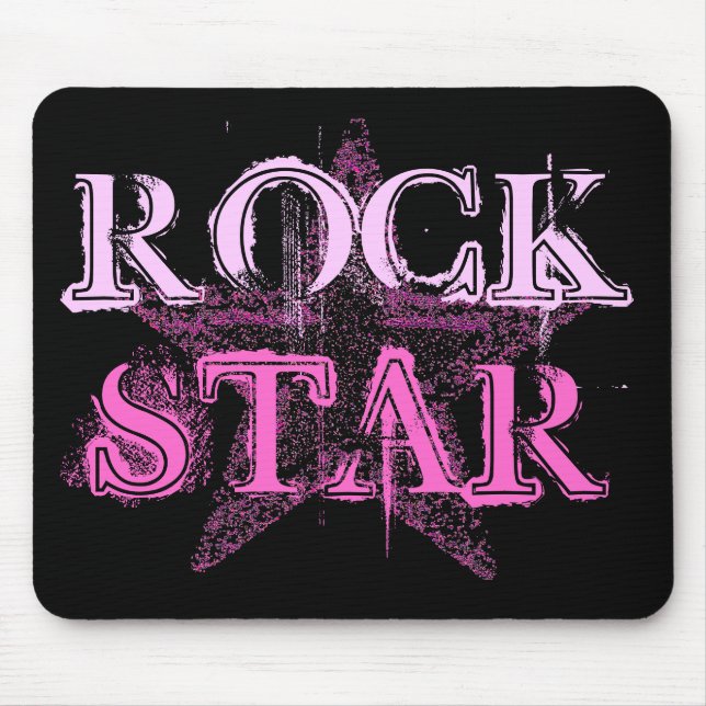 Rock Star Diva mousepad (Front)