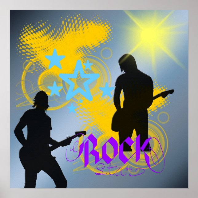 Rock Star Fantasy Poster (Front)