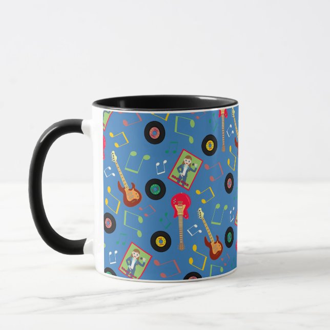 Rock Star Girl Band Birthday Party Mug (Left)